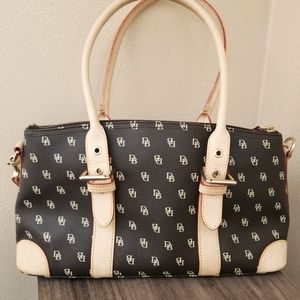 DOONEY BOURKE Signature Classic Brown Satchel Bag